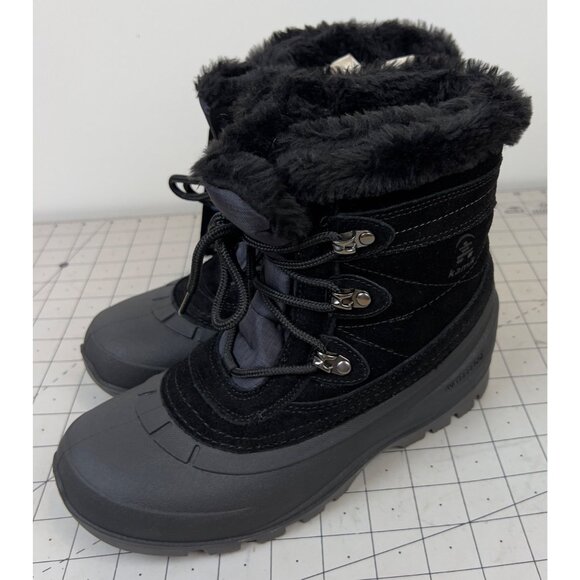 Kamik Women’s Snowvalley 5 Winter Snow Boots Sz. 6 Black Waterproof With Tags - Picture 5 of 6